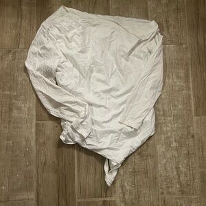 Abercrombie & Fitch Cream Modal-Blend Shirt